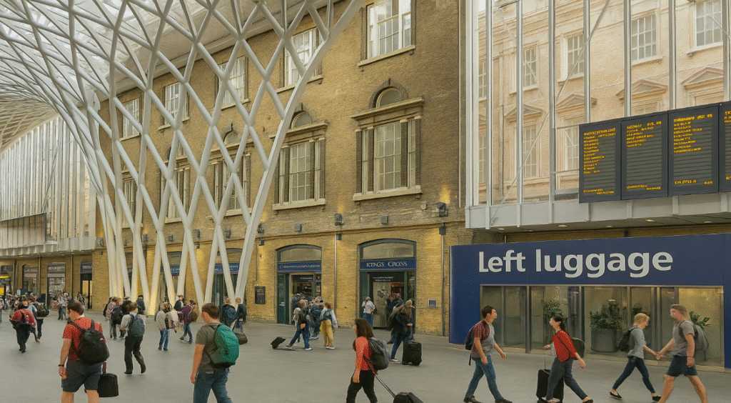 London via Kings Cross Station