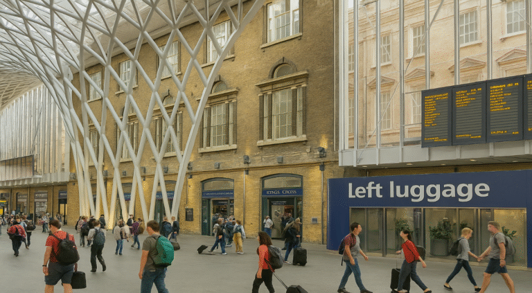 London via Kings Cross Station